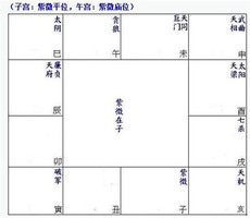 紫微命盤分析：紫微星在子、午宮