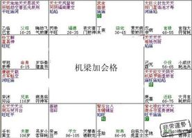 紫微斗數富貴格局：機梁加會格