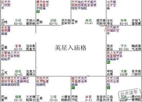 紫微斗數富貴格局：英星入廟格