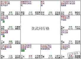 紫微斗數富貴格局：貪武同行格