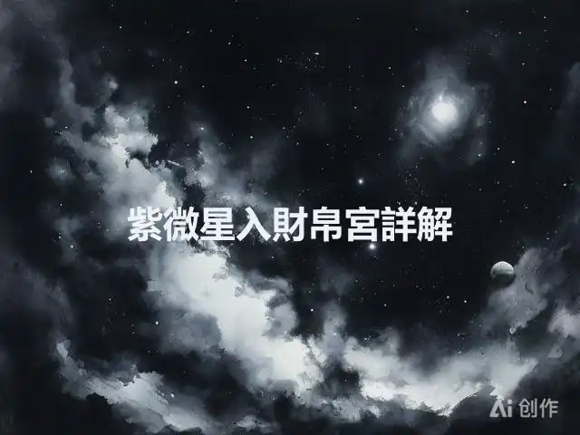 紫微星入財帛宮詳解