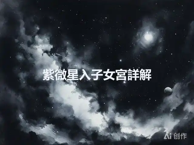 紫微星入子女宮詳解